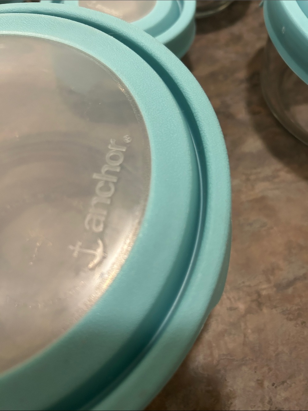 Anchor Hocking TEAL 12 Piece Glass Bowl Set w True Seal Lids BRAND NEW - Picture 9 of 16